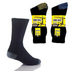  Strapazierfähige Arbeitssocken mit verstärktem Absatz und Zehenschutz Crew-Socken für Herren UK 6-11