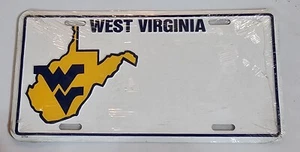 "WEST VIRGINIA" LICENSE PLATE - ALUMINUM - COLLECTIBLE - WEST VIRGINIA BLANK - Picture 1 of 2