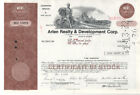 Arlen Realty & Development Corp - Original Stock Certificate - 1971 - NCU10918