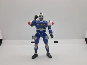 Figura de juguete Mighty Morphin Power Rangers Turbo Blue Senturion Bandai 1997 MMPR - Imagen 1 de 6