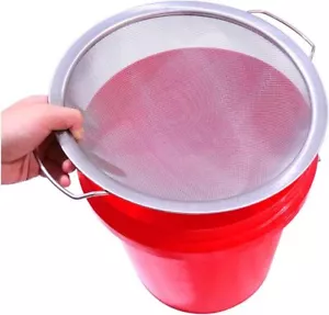 Fine Mesh Paint Strainer 60 Mesh Stainless Steel Paint Filter Emulsion Honey ... - Picture 1 of 3