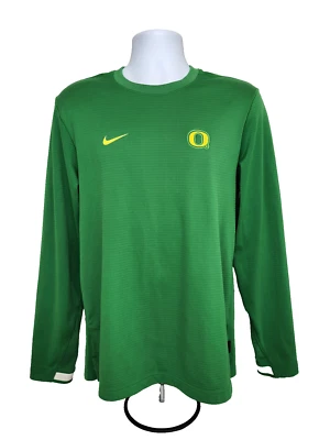 Oregon DUCKS Football TEAM ISSUED Nike Dri-Fit LONG SLEEVE SHIRT     Men's  S - Image 1 of 3