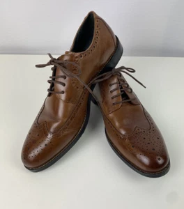 Stacy Adams Mens Brown Leather Oxfords dress Shoes Size 8M. 02 - Picture 1 of 9