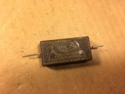 De colección Solar .2 uf 400v Mica Domino Condensador Probado Buena Tapa Amplificador Guitarra Foto 1 de 4