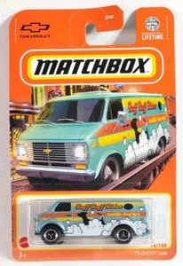 Matchbox - '75 Chevy Van Blue #14 Ruff Ruff Riders Mobile Dog Spa 2024 - Picture 1 of 2