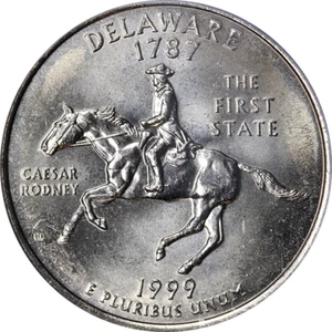 1999-D Delaware State Quarter ICG MS67 - Awesome Surfaces - Picture 1 of 4