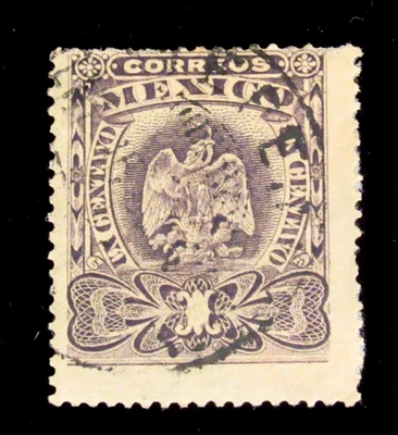 Estampillas de México Sc 304 Escudo de armas 1 centavos 1903 usadas originales Foto 1 de 3