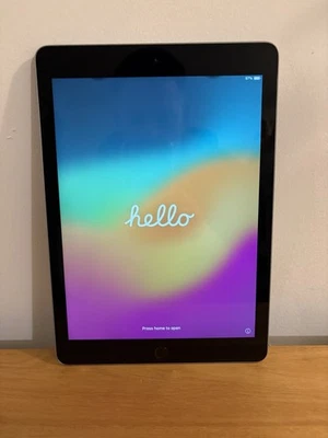 Apple iPad 2018 6th Gen (A1893) 32GB Wi-Fi 9.7in Space Grey - Tested Working - Image 1 of 4