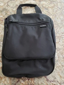 L.L. Bean NUEVO Bolso Colgante de Viaje Negro 9.5x6.5 con Asa Día del Padre - Imagen 1 de 11