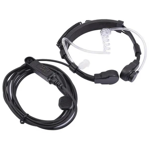 Throat Microphone Headset Air Tube for Baofeng UV-9R Plus BF-9700 BF-A58 UV-82WP - Afbeelding 1 van 14