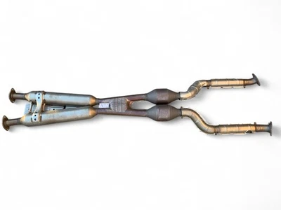 2012 LEXUS LS460 RWD EXHAUST MID DOWN PIPE MAIN LINE RESONATOR X55 OEM 248 #A72 - Image 1 of 4