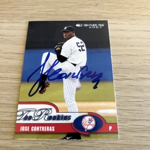 2003 Donruss Baseball Jose Contreras RC signiert. The Rookies - Bild 1 von 2