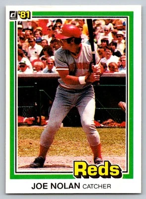 1981 Donruss #302 Joe Nolan Cincinnati Reds - Image 1 of 2