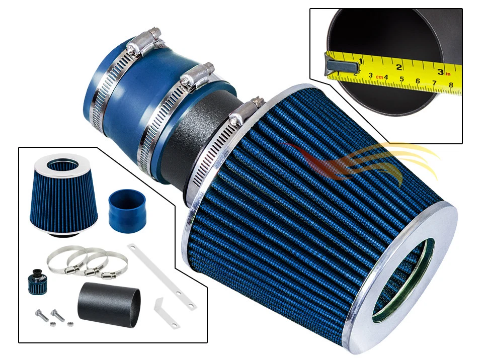 Sistema de admisión de aire Ram RW AZUL + filtro 1999-2005 VW Jetta Golf Beetle/Audi TT Foto 1 de 2
