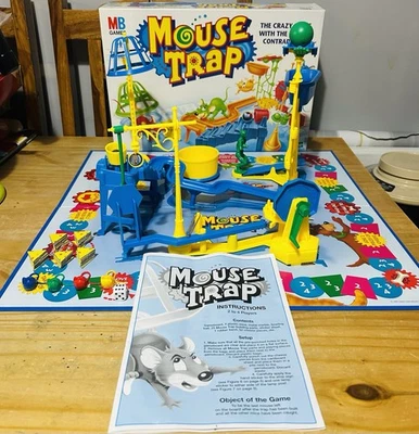 Vintage 1999 Mouse Trap Board Game MB Games Mousetrap, Complete. Super Condition - Image 1 of 4