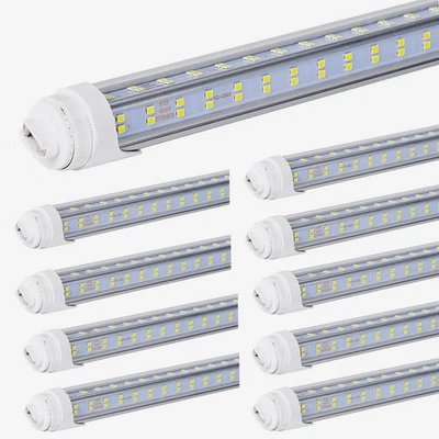10 PCS-R17D/HO 8FT Bulb - Rotate V Shaped, 5000K Daylight 100W, 14500LM, 110W... - Image 1 of 4