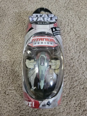 Sealed Star Wars Titanium Series Slave 1 Die Cast Toy Vehicle - Image 1 of 4