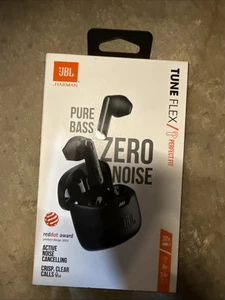 Auriculares JBL Tune Flex True Wireless Bluetooth con cancelación de ruido - negros - Imagen 1 de 4