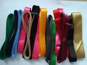 Job Lot Ribbon - 15 Pieces - Various Colours - 3 Metre Pieces Approx - Picture 1 of 2