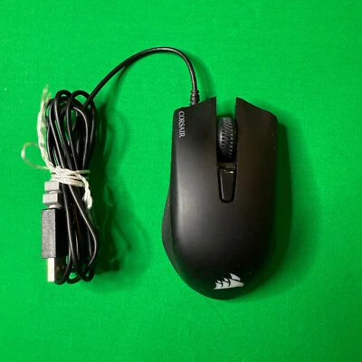 Corsair Harpoon RGB Mouse - Black - Wired - Backlit RGB LED Logo - Image 1 of 4