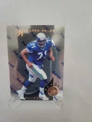 Walter Jones 1997 Pinnacle Certified ' Silver Mirror ' RC Base Card #134 - Image 1 of 2