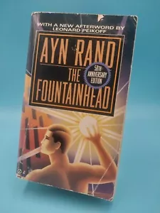 The Fountainhead by Ayn Rand SOFTCOVER Signet (1993) 50th Anniversary Edition - Foto 1 di 10