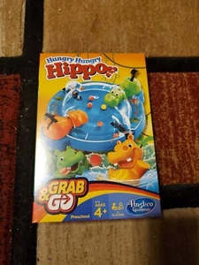 Hungry Hungry Hippos Grab and Go Game Hasbro Gaming New - Picture 1 of 1