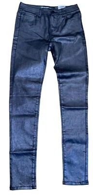 Pantalones de mezclilla Guess para niñas ajustados elásticos metálicos grises (talla: 16) nuevos sin etiquetas Foto 1 de 4