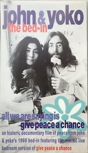 John Lennon & Yoko Ono: John & Yoko The Bed In (1990) :VHS-Tape MVN9912613 / SG - Imagen 1 de 3