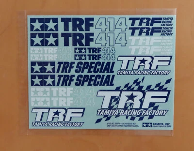 Tamiya RC Decal 49132 TRF414 RC Chassis Kit 2000 NEU NIB - Bild 1 von 4