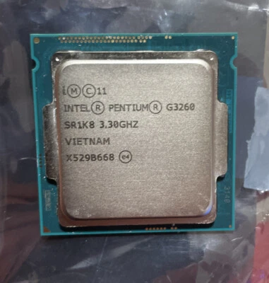 Intel Pentium G3260 3.30GHz Dual-Core CPU Processor SR1K8 LGA1150 Socket - Image 1 of 2