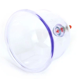 100 HIGH QUALITY SINGLE CUPS 6.5 CM DRY & WET CUPPING, CHINESE HIJAMAH THERAPY. - Picture 1 of 3