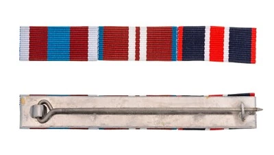 Queens Platinum, Diamond, & Kings Coronation Medal Ribbon Bar