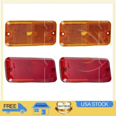 Conjunto de luz indicadora lateral TYC dianteira traseira para Chevrolet G20 1985-1995 4/lote - Imagem 1 de 4