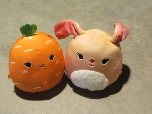 Squishmallow Easter Brinkley Bunny & Caroleena Carrot 5" - Picture 1 of 4