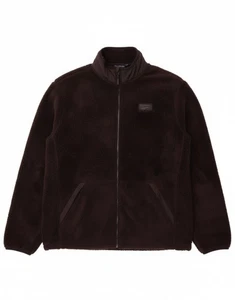 REEBOK Mens Fleece Jacket 2XL Black Polyester AN05 - Picture 1 of 5