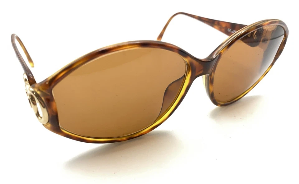 Gafas de sol Christian Dior 2850 10 marrón tortuga monturas 59-14 diseñador Austria Foto 1 de 4