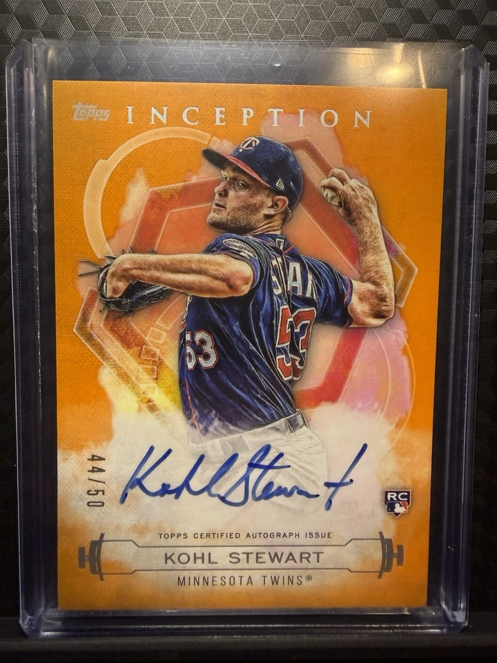 Topps Inception 2019 - Autógrafos de novatos Kohl Stewart naranja/50 Foto 1 de 2