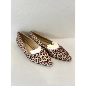 Violett & Rot Größe 9 Leopardenmuster spitz zulaufende Ballerinas Damen Y2K - Bild 1 von 6