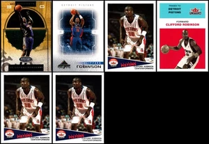 Clifford Robinson Detroit Pistons (6) Card Lot - GOING, GOING… ALMOST GONE! D... - Picture 1 of 2