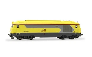 Jouef HJ2465 SNCF Infra, diesel locomotive BB 667548, yellow, ep. VI Diesel & El - Photo 1/1