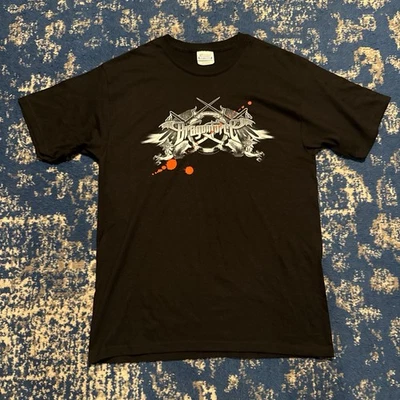 Camiseta Dragonforce Through the Fire and Flames Power Metal Band Guitar Hero Y2K Foto 1 de 4