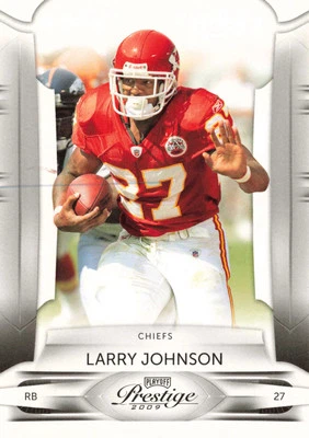 Larry Johnson #49 2009 Playoff Prestige Kansas City Chiefs Football - Image 1 of 2