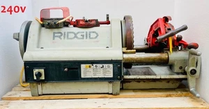 Ridgid 1224 Pipe Threader/ Threading Machine 1/2"-4" 220/240V BSPT Die Heads #2 - Picture 1 of 19