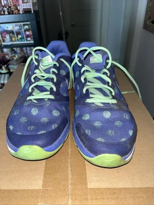 Nike Dual Fusion Training Shoes 579812-502 Blue Green Polka Dot Womens US 11 - Image 1 of 4
