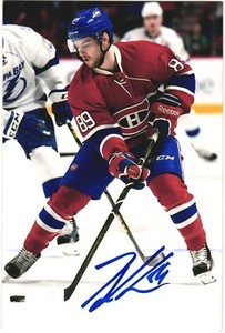 Ryan Johnston Autographed 4x6 Color Photo Montreal Canadiens #89 B