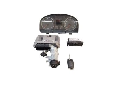 Centralina Motore Tasso di Chiusura Set Completo per VW Touran 1T0920863E - Immagine 1 di 4