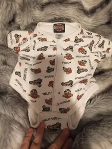 Harley Davidson Button Up One Piece - Picture 1 of 3