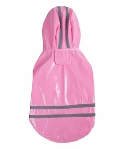 Royal Wise Pink Reflective Windproof Pet Raincoat Size M - Bild 1 von 1