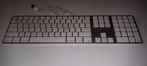 APPLE WIRED USB TERMINAL KEYBOARD A1243, FOR iMAC, MAC MINI & MAC PRO, GREAT! - Picture 1 of 8